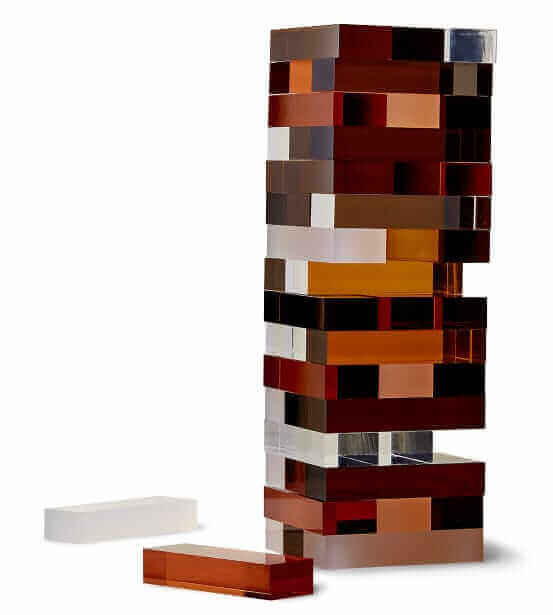 CB2 Arcylic Tumbling Tower Game