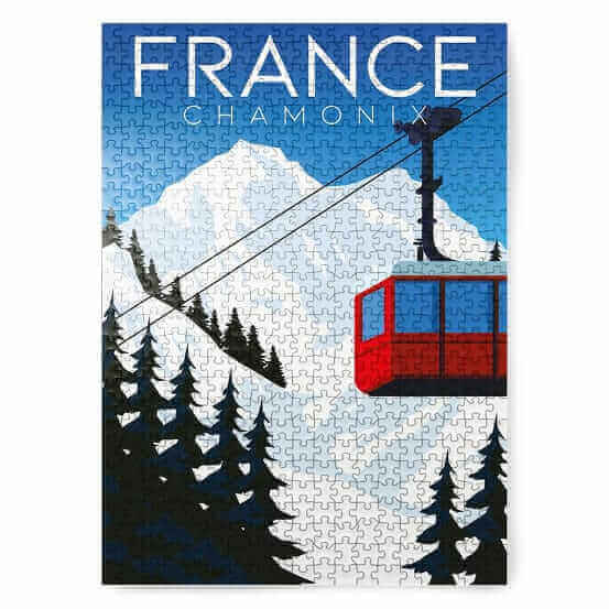 MyPuzzle Chamonix France Art Deco Puzzle