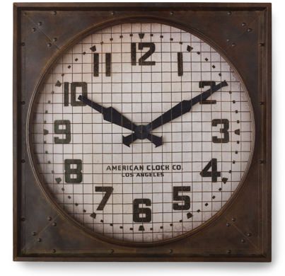 RH 1940s Gymnasium Clock
