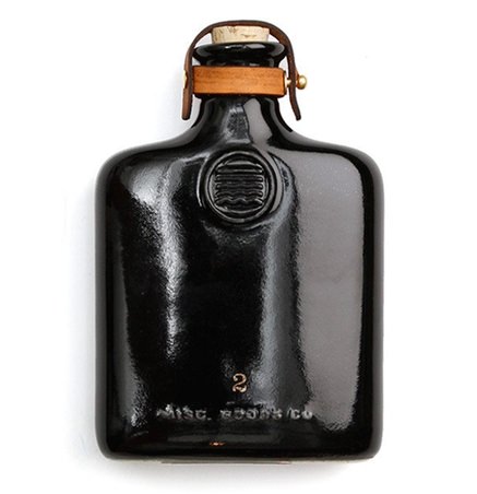Misc. Goods Co. Ceramic and Leather Flask
