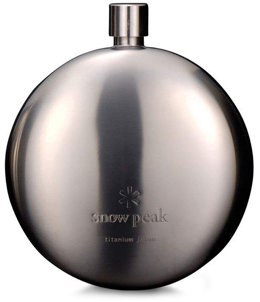 Snow Peak Curved Titanium Flask