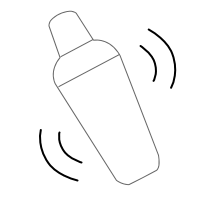 Cocktail shaker illustration