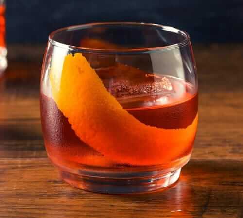 Oaxacan Negroni cocktail