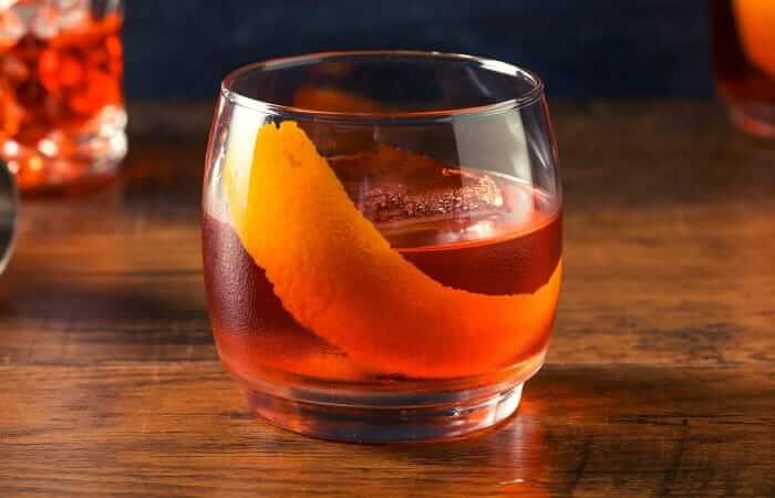 Oaxacan Negroni cocktail