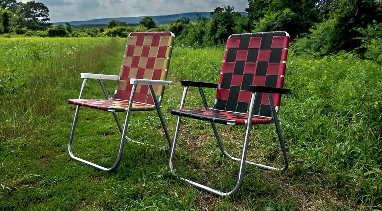 Aluminum Webbed Lawn Chair, Aluminum Lawn Chairs With Webbing