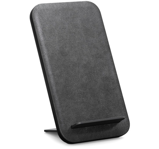 Nomad Leather Wireless Charging Travel Stand