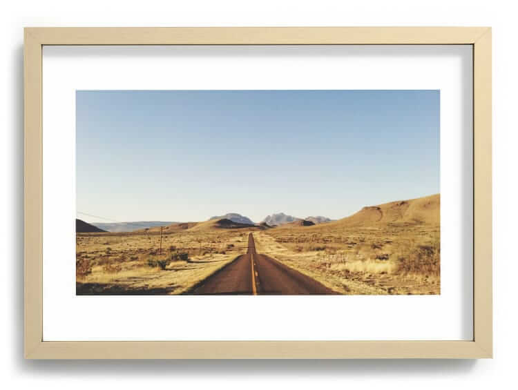 Golden Rolling Hills Road by Kevin Russ