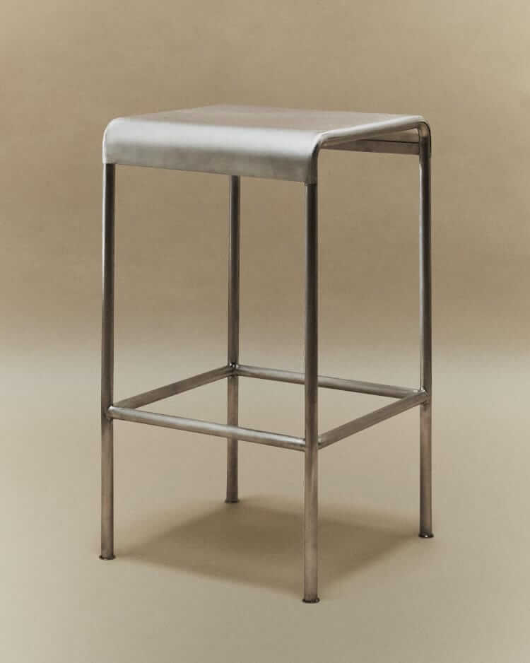 zara home steel bar stool