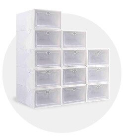 Ironclad Clear Stackable Boxes