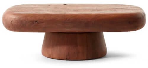 CB2 Derrico wood coffee table