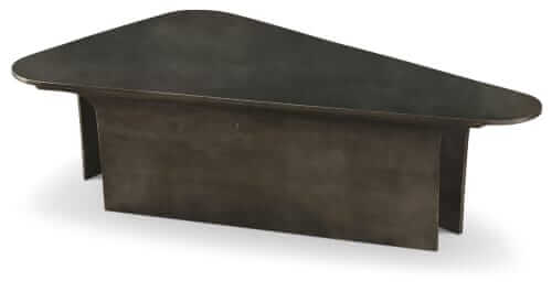 Lulu and Georgia Brutalist aluminum coffee table