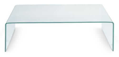 Tangkula Tempered glass coffee table