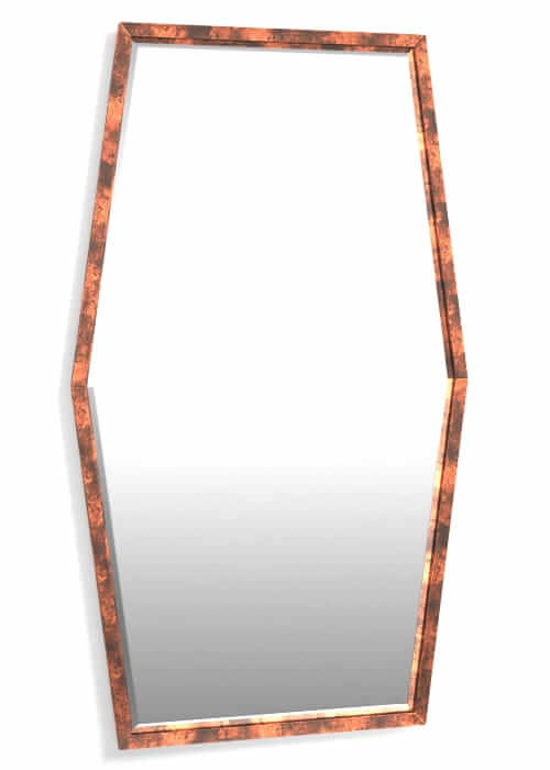 Birch Lane Ember wood mirror