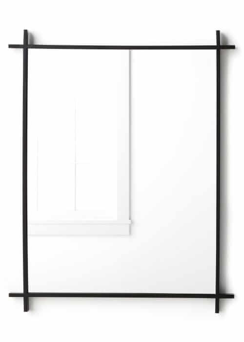 Threshhold Cross-corner metal mirror