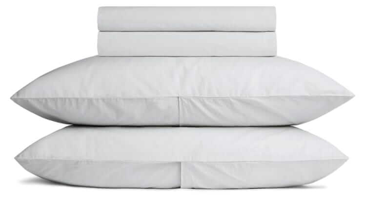 parachute egyptian cotton percale sheet set