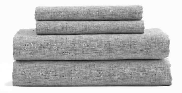 quince european linen chambray sheet set
