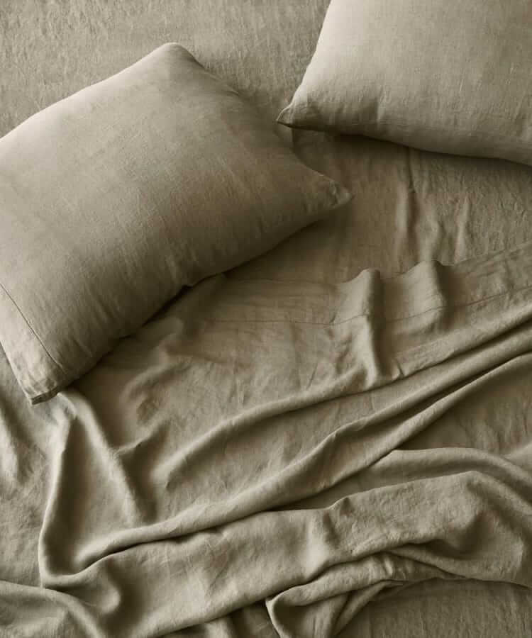 the citizenry stonewashed linen sheet set