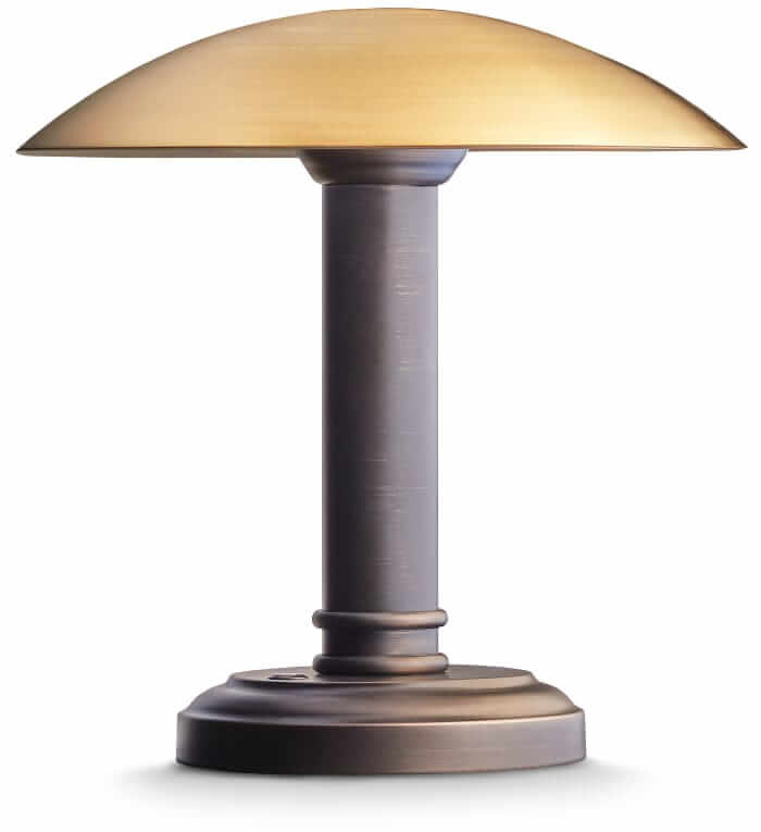 Pooky Hernan brass cordless lamp