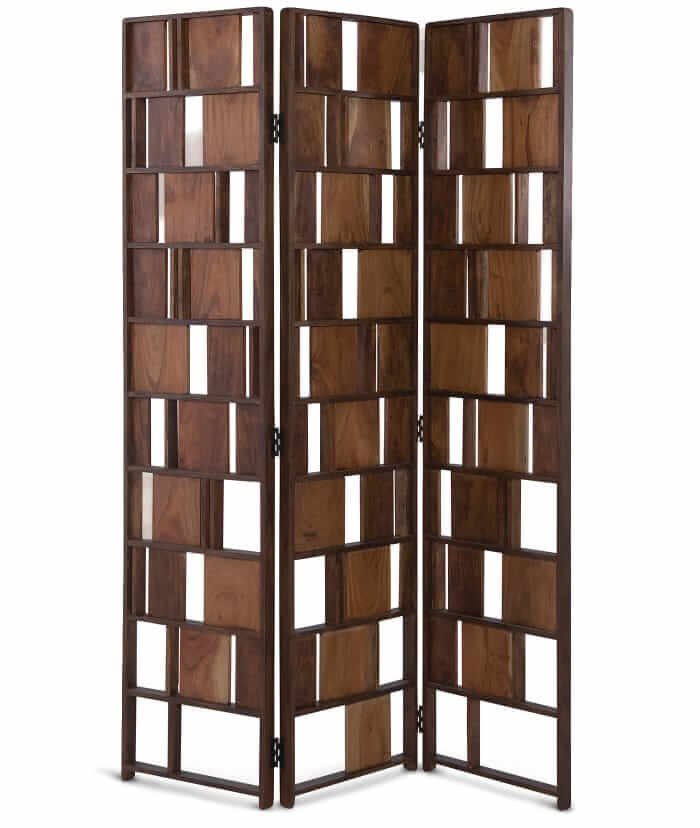 AllModern Haddis acacia wood screen