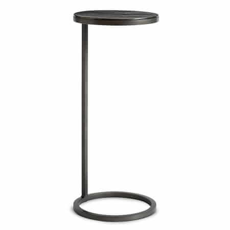 Pottery Barn Antique Bronze Drink Table