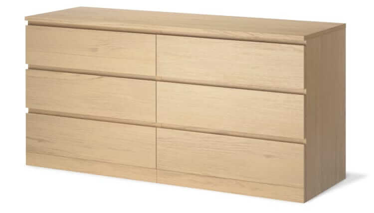 IKEA Malm six-drawer dresser