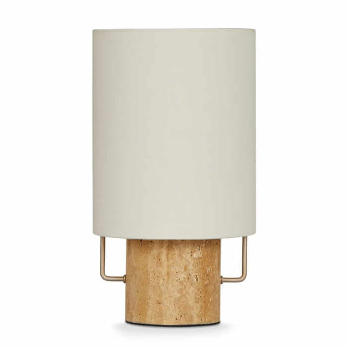 article truro travertine lamp