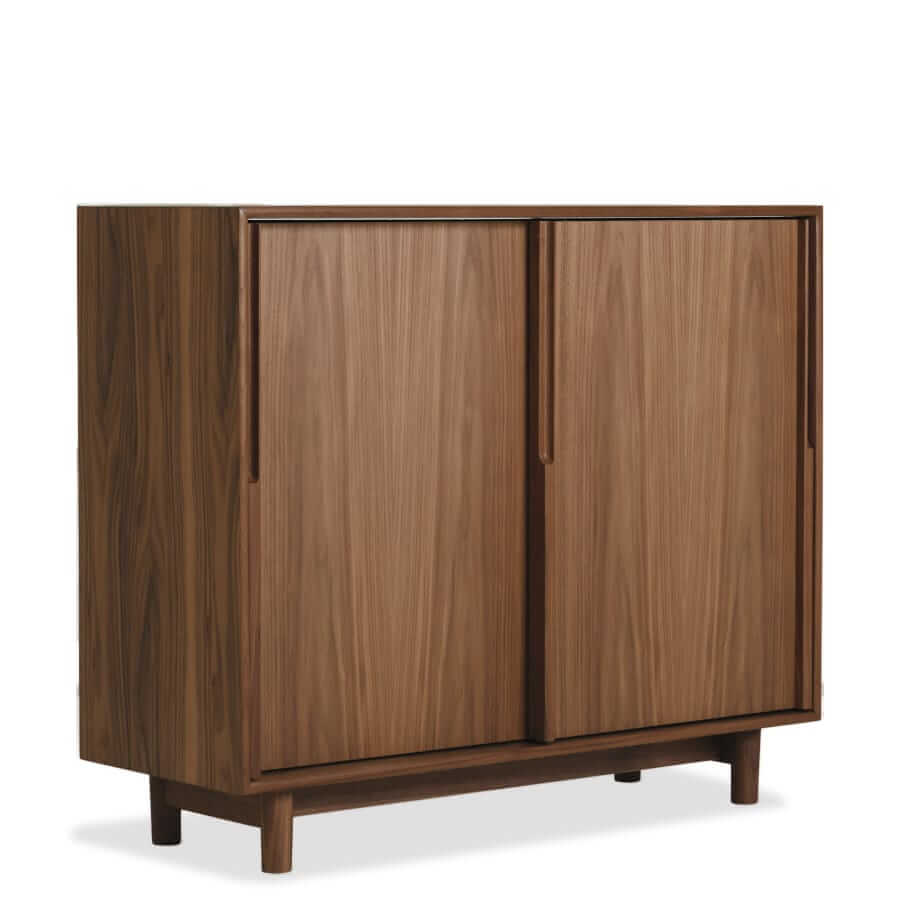 Design Within Reach Solid walnut console