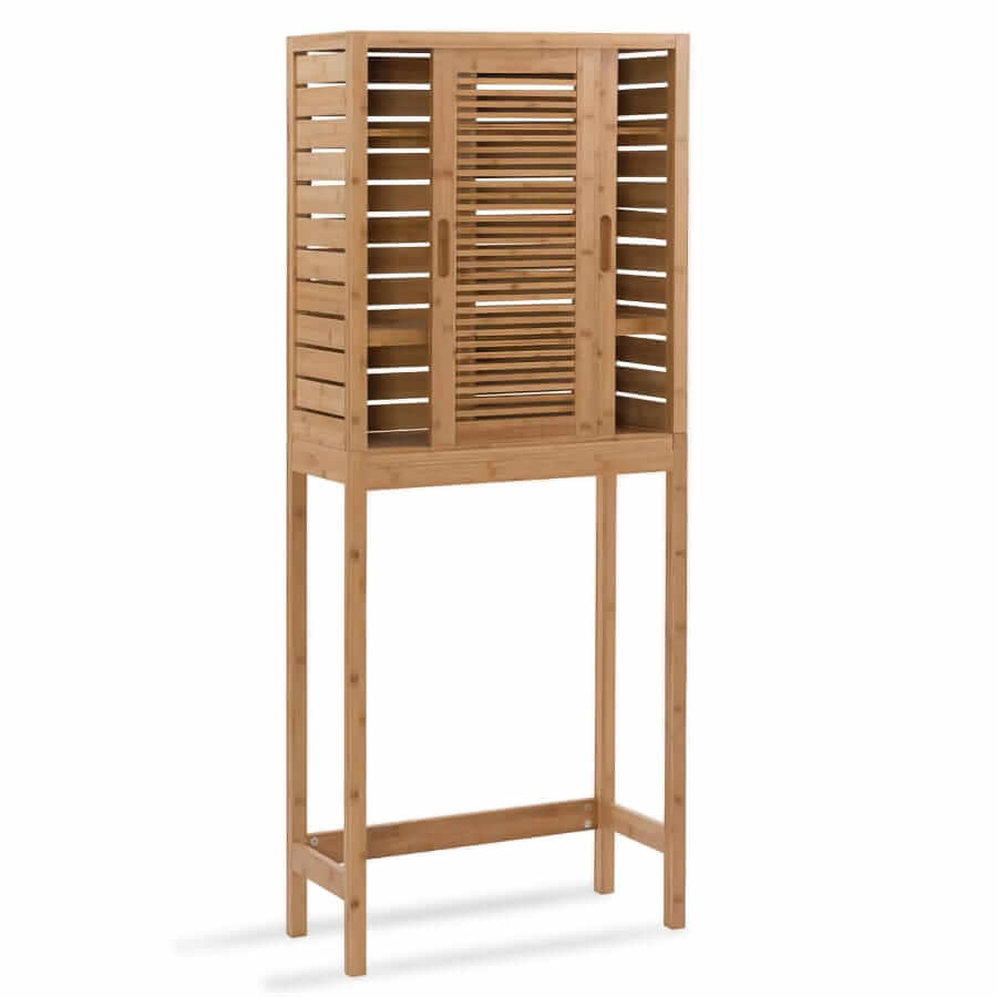 Dotted Line Bamboo over-the-toilet cabinet