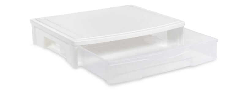 The Container Store Stackable under-bed drawers