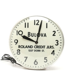 Bulova Vintage Advertising Clock