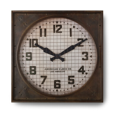 RH 1940s Gymnasium Clock