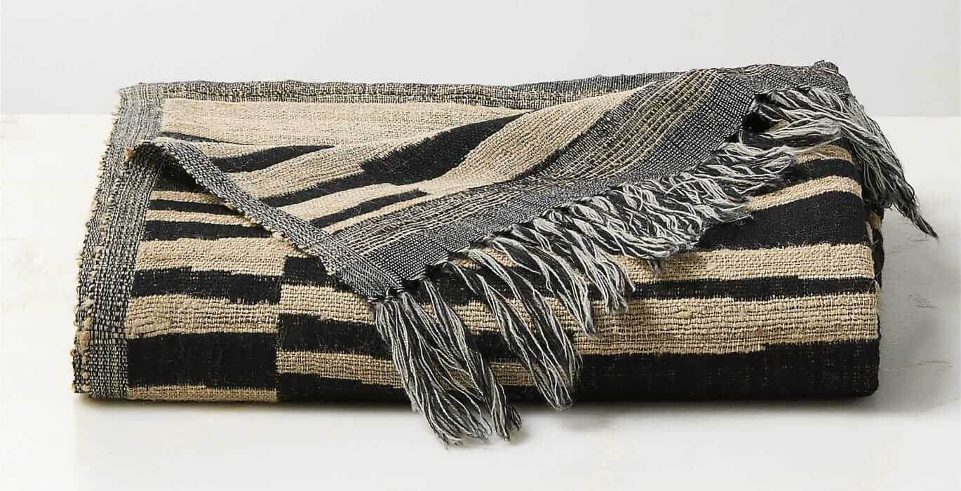 CB2 Wool and silk blanket