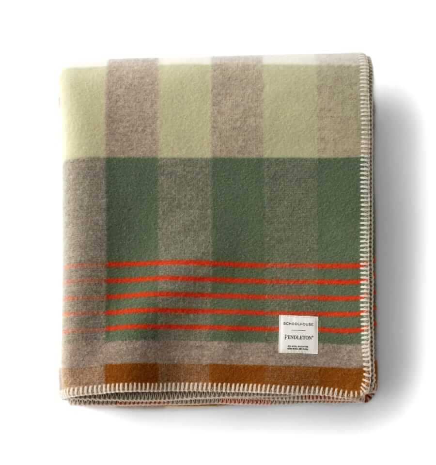Schoolhouse x Pendleton Canebrake wool blanket