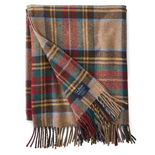 L.L. Bean Yarn-dyed wool throw