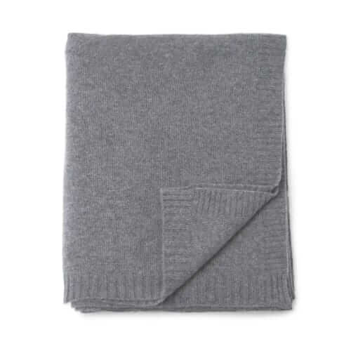 Quince Knit cashmere throw