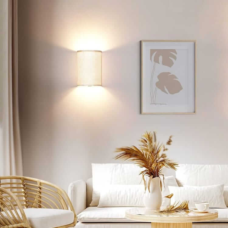 Tivkight fabric sconce