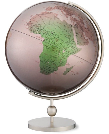 Replogle Silver-Finished Valencia Globe
