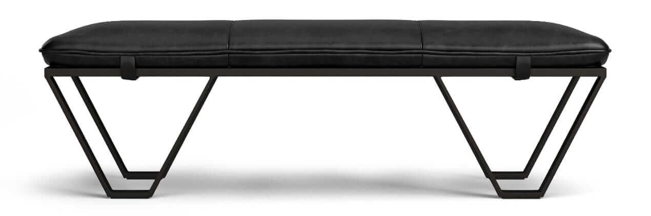 Joss & Main Skylar leather bench