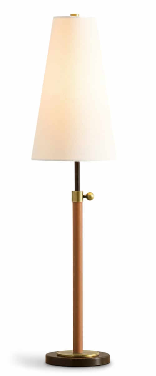 Pottery Barn Leather-wrapped lamp