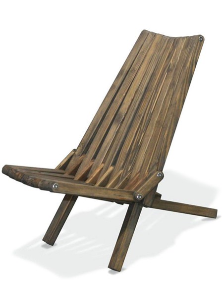 GloDea Modern Wood Lounge Chairs