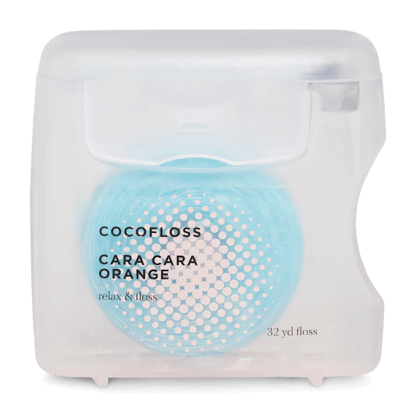 CocoFloss Cara Cara orange flexible floss