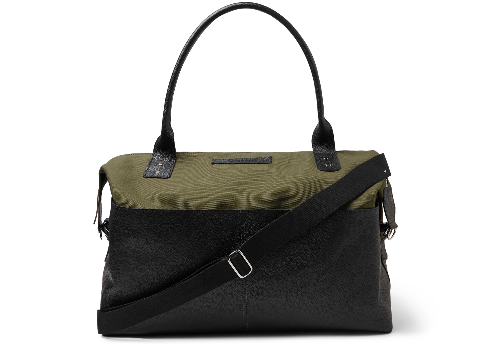 Oliver Spencer Leather and Canvas Holdall