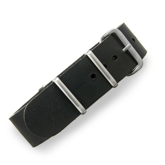 Crown & Buckle Leather NATO Strap