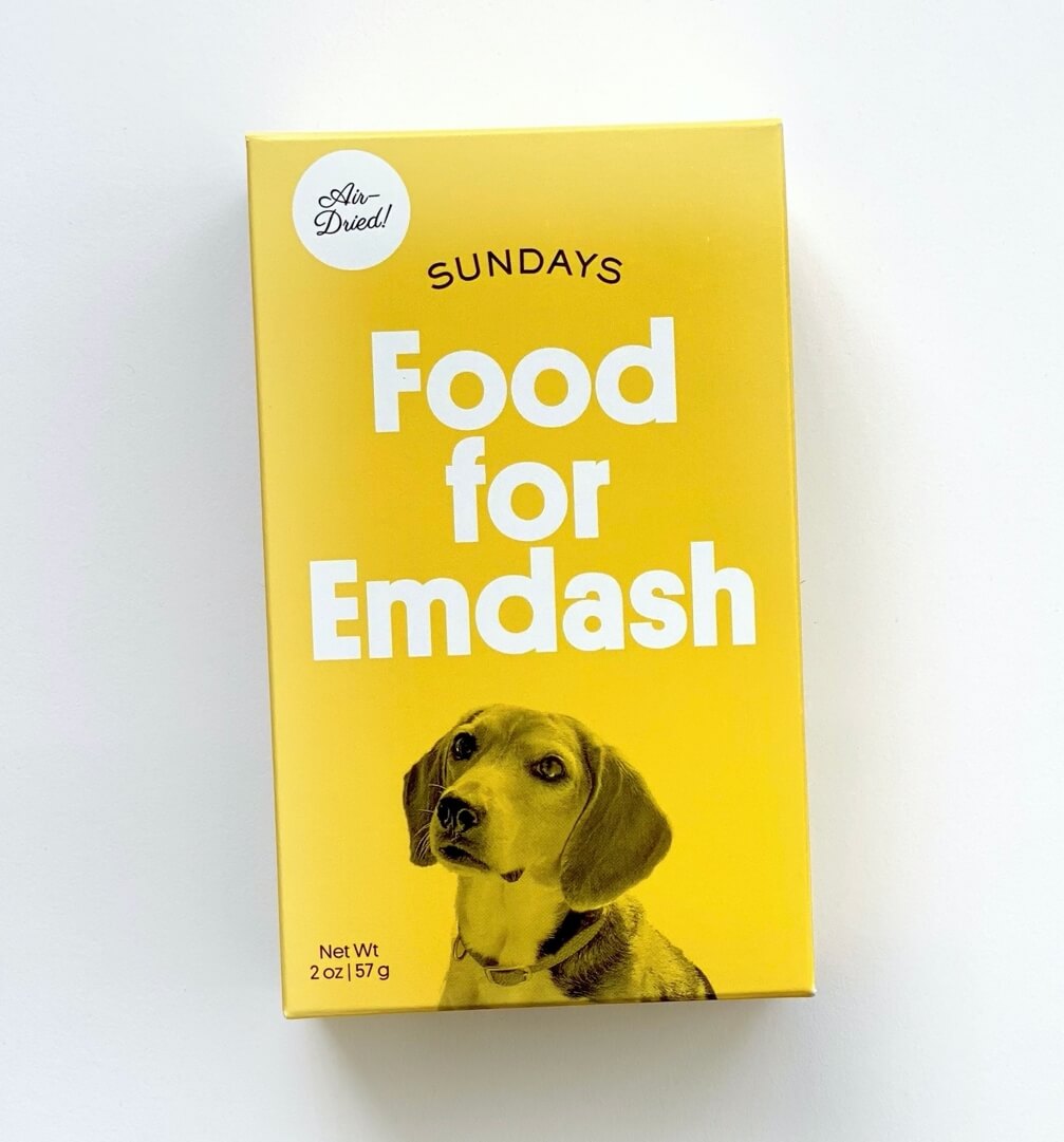 Sundays Custom Vet-Created Dog Food