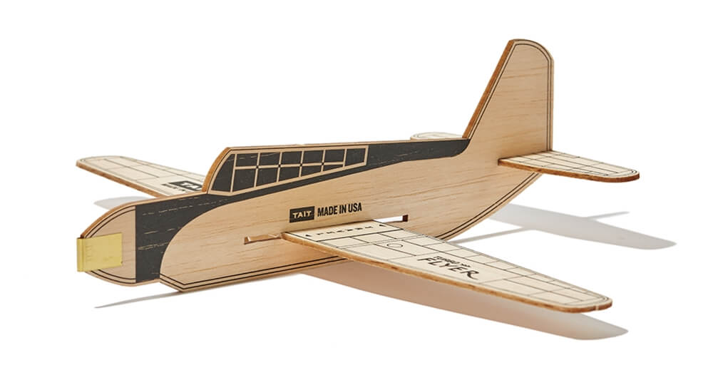 Turbo Flyer Balsa Wood Plane