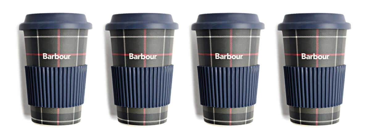 Barbour Tartan Travel Mug Set