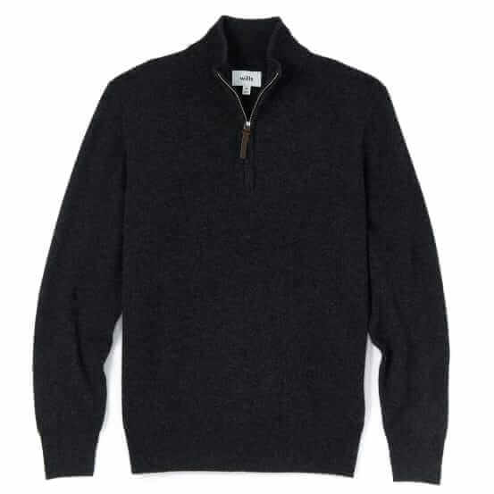 Wills Cashmere Quarter Zip