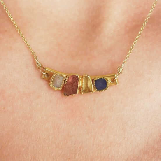 Amy Waltz Design Mothers birthstone necklace