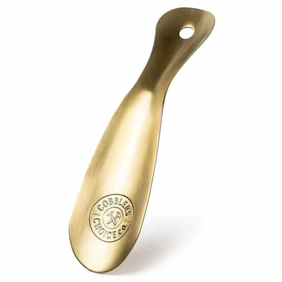 Cobbler's Choice Antique brass shoehorn