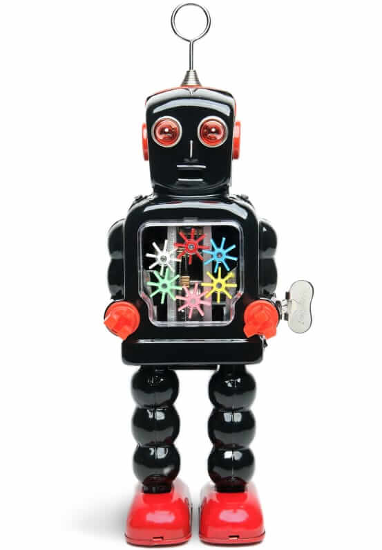 Schylling Motor Works Retro High-Wheel robot